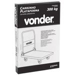 carrinho plataforma para carga vonder até 300kg (mp)