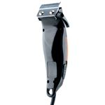 máquina de cortar cabelo mallory smart power preto e laranja