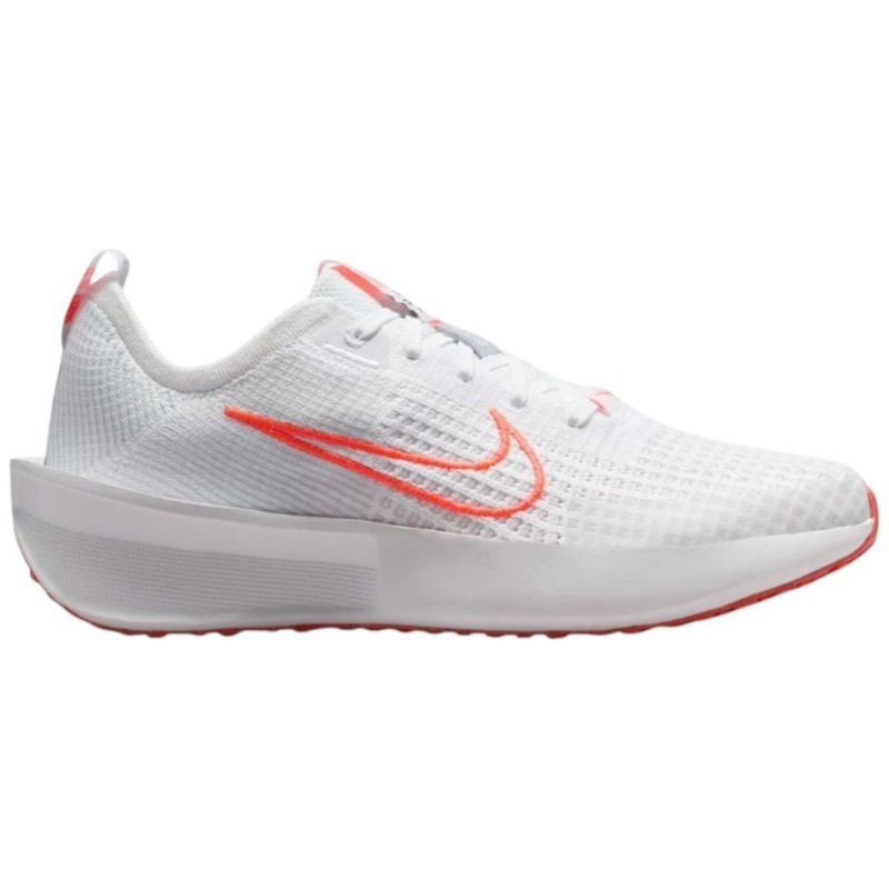 tênis de corrida feminino n° 34 nike interact run branco laranja 265870 (mp)