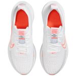 tênis de corrida feminino n° 35 nike interact run branco laranja 265870 (mp)
