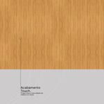 guarda-roupa 6 portas 2 gavetas baumon autazes cor cinamomo com off white 63220