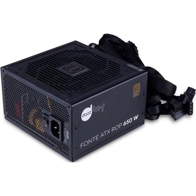 fonte atx rop 650 w real 80 plus bronze pfc ativo