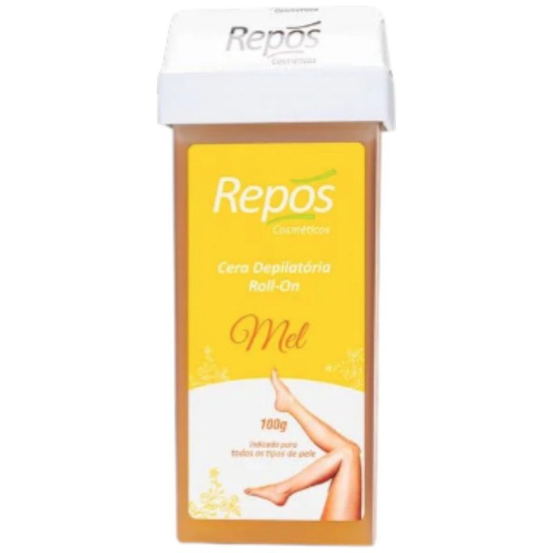 cera depilatória roll-on repós mel 100g (mp)