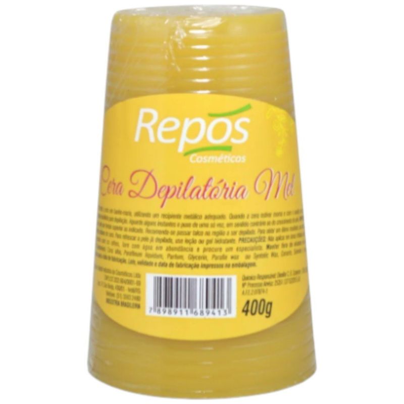 cera depilatória repos mel 400g (mp)
