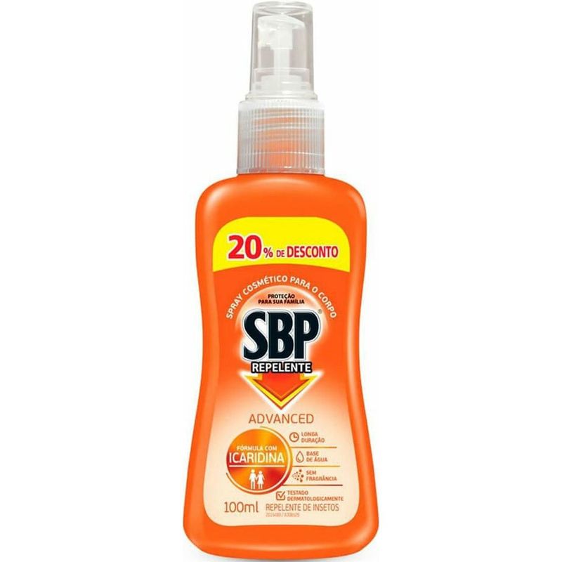 repelente spray sbp advanced family 100ml