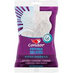 esponja para banho condor verde/roxo/azul sortidas pequeno 1 unidade