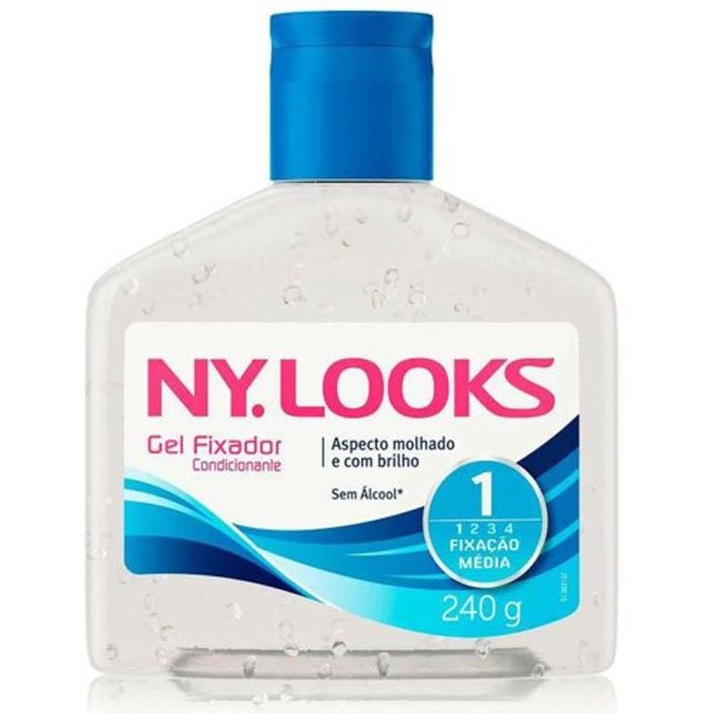 gel fixador nylooks média fixação 240g