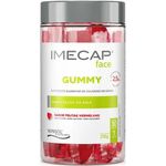 imecap face gummy 30 cápsulas suplemento alimentar colágeno sabor frutas vermelhas fqm