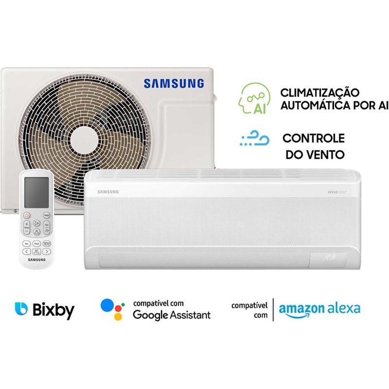 ar-condicionado split 18000 samsung inverter ar18dyfaawknaz