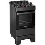 fogão 4 bocas esmaltec top glass t4vap preto