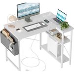 mesa de computador de canto pequena tiqlab branco a-mbi