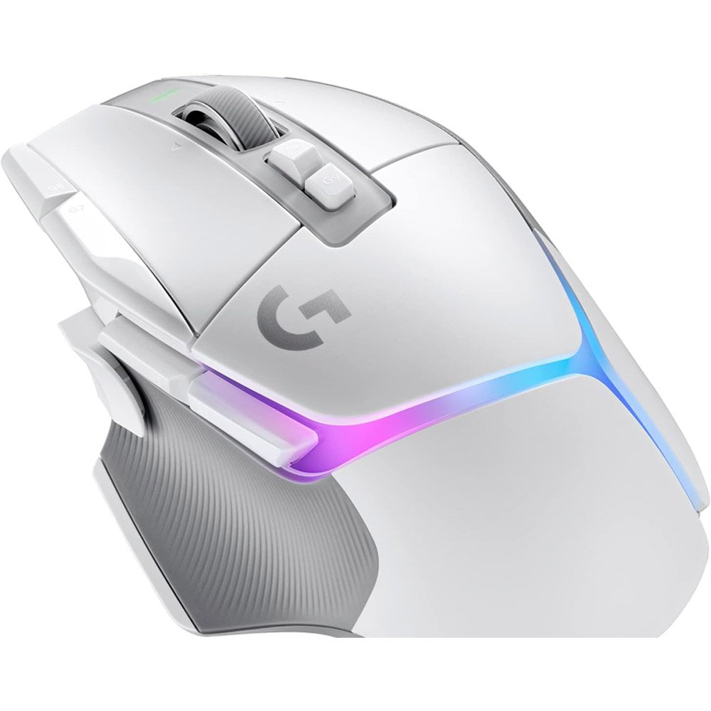 Mouse Gamer Sem Fio Logitech G502X Plus RGB Branco | Bemol