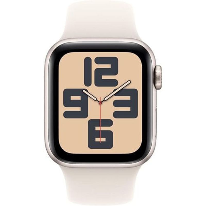 apple watch se gps com pulseira branca 40mm a-bi