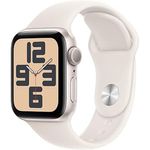 apple watch se gps com pulseira branca 40mm a-bi