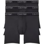 cueca calvin klein 3 peças stretch preto a-mbi