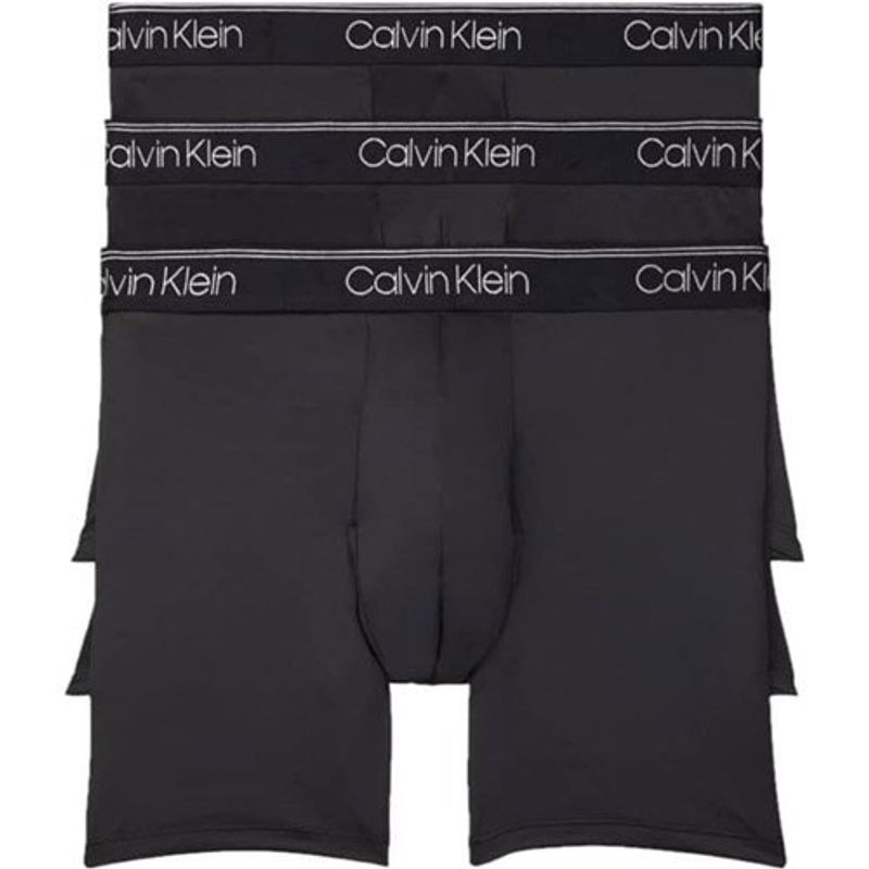 cueca calvin klein 3 peças stretch preto a-mbi