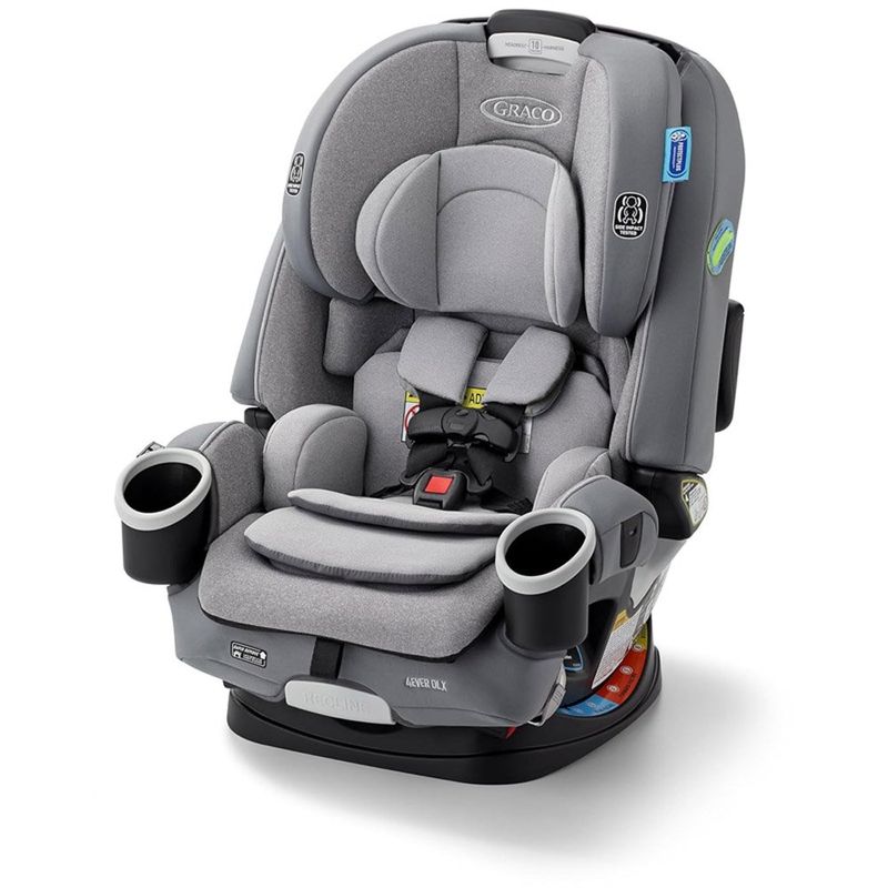 cadeirinha para carro graco 4 em 1 dlx cinza a-mbi