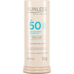 protetor solar facial stick sunless extra claro sunless 12g