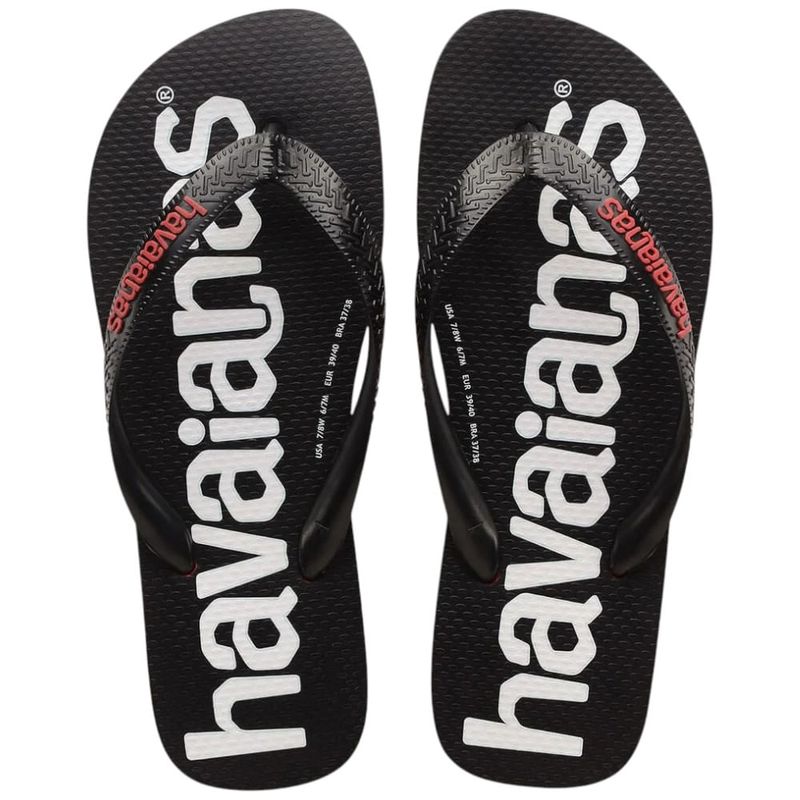 sandália havaianas top logo n° 37/38 (mp)