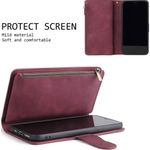 capinha para iphone 13 ueebai magnética com porta-cartões vinho a-mbi