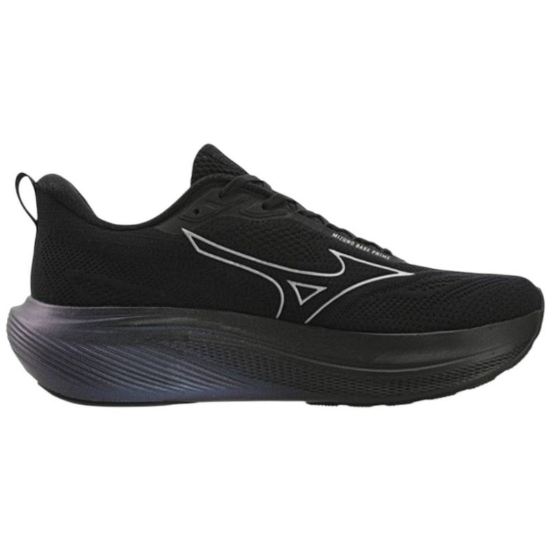 tênis de corrida masculino n° 39 mizuno base prime preto (mp)
