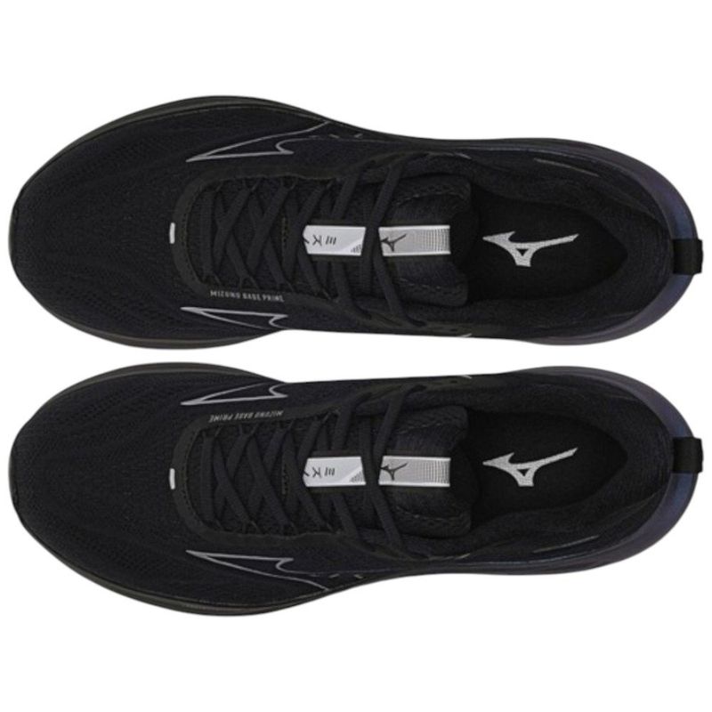 tênis de corrida masculino n° 39 mizuno base prime preto (mp)