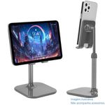 suporte de mesa para celular doboli cinza a-mbi