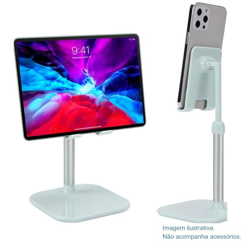suporte de mesa para celular doboli turquesa a-mbi