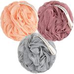 esponja bucha para banho 3 peças coral reef mainbasics colorido a-mbi