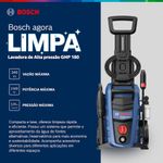 lavadora de alta pressão 1800 psi 1500w 127v ghp180 bosch