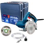 serra mármore bosch gdc 151 titan 1500w 127v com disco, kit e maleta