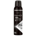 desodorante aerosol francis men invisible 72h 150ml