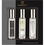 kit essenciart masculino speed black 30ml + adventure 30ml + infinity 30ml