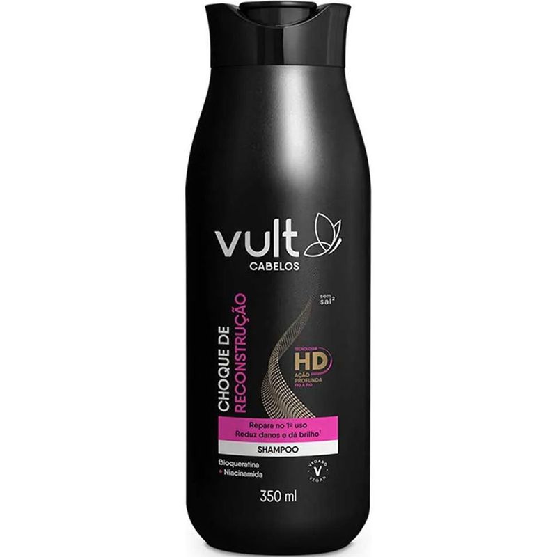 shampoo vult choque reconstrução 350ml