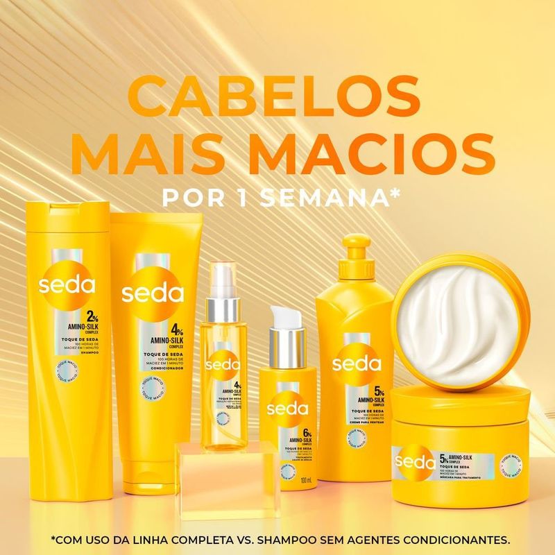 máscara de tratamento seda toque de seda 300g