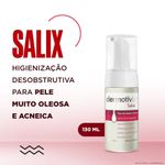 sabonete em espuma facial dermotivin salix 130ml