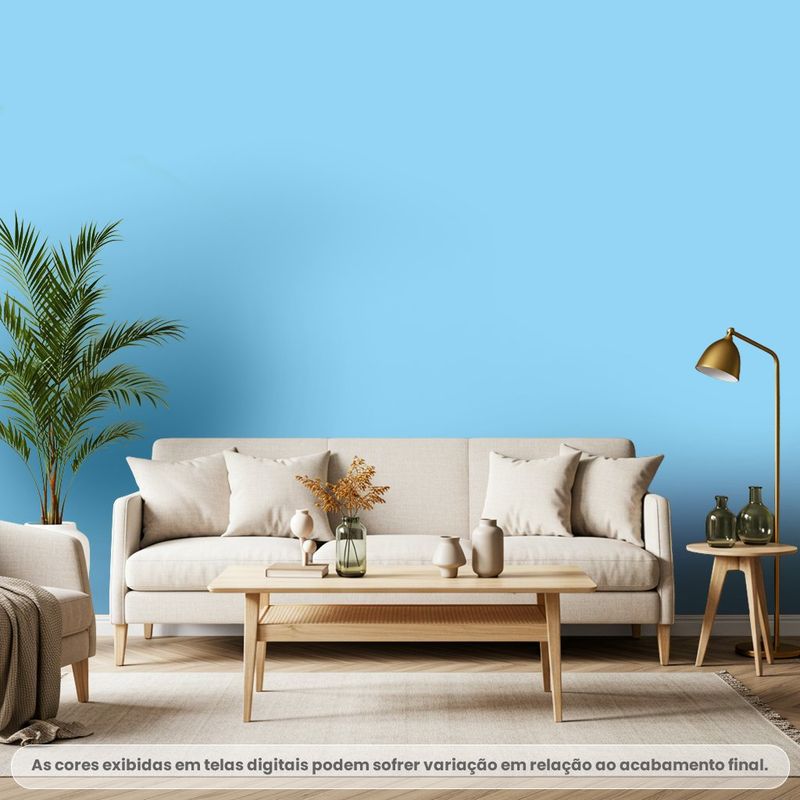 tinta acrílica standard semibrilho glasu suvinil balde 3,6l brilho prático céu claro (mp)