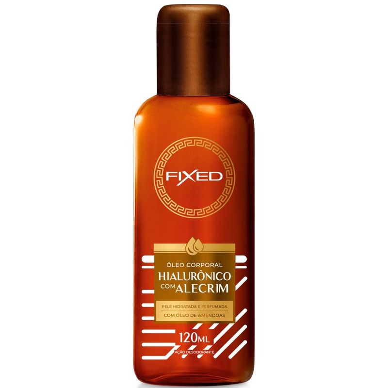 óleo corporal fixed hialurônico com alecrim 120ml (mp)