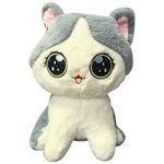 pelúcia gatinho fofo bbr toys 25cm sortido r3608 (mp)