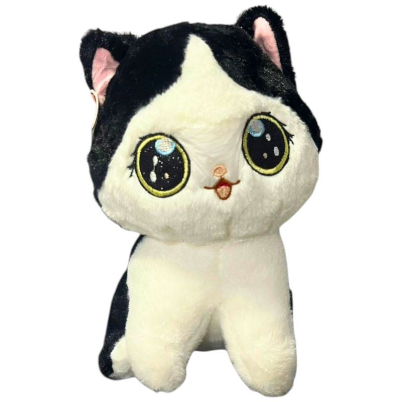 pelúcia gatinho fofo bbr toys 25cm sortido r3608 (mp)