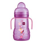 copo com canudinho 227ml para crianças de 1 a 3 anos mam roxo a-mbi