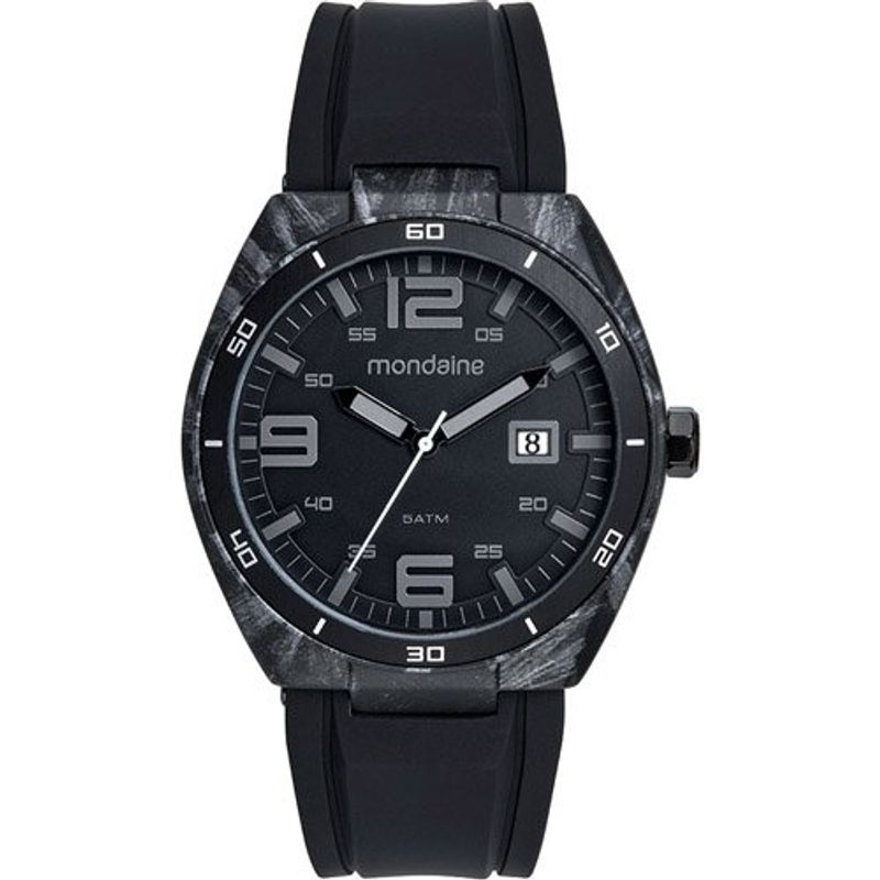 relógio masculino mondaine preto 32898gpmvki1