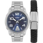 relógio masculino condor co2115myk/k4a prata