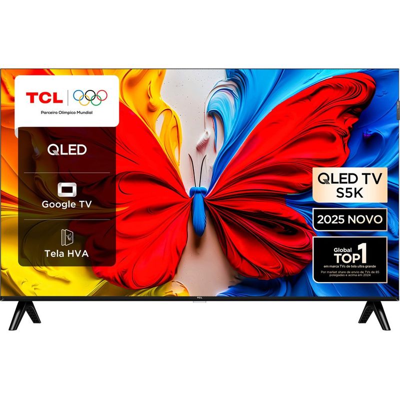 smart tv 32" tcl qled google tv 32s5k