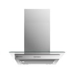 coifa de parede 60cm efficient com luz led inox ce6vx