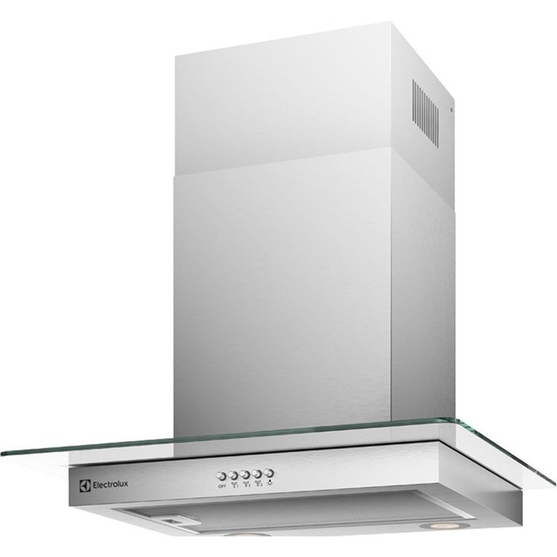 coifa de parede 60cm efficient com luz led inox ce6vx