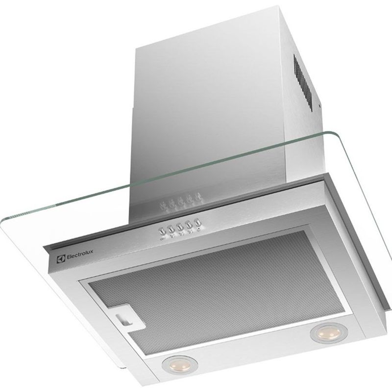 coifa de parede 60cm efficient com luz led inox ce6vx