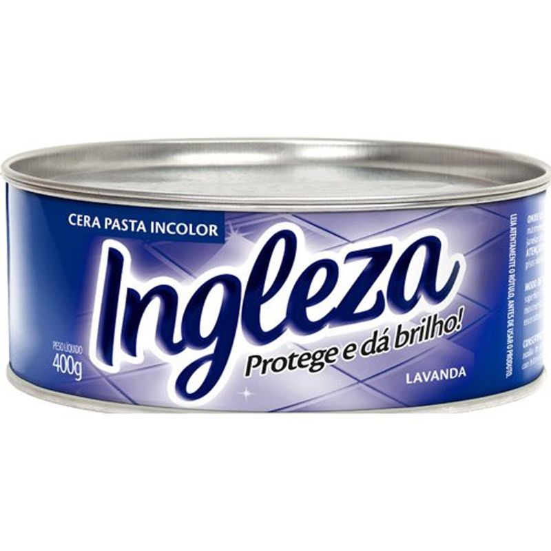cera em pasta inglesa uau incolor 400g