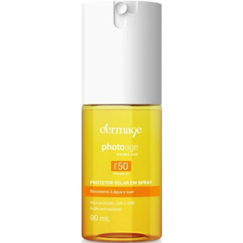 protetor solar spray dermage photoage bruma aox fps50 90ml