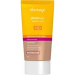 protetor solar facial dermage photoage mineral fluido fps50 cor de base 50g